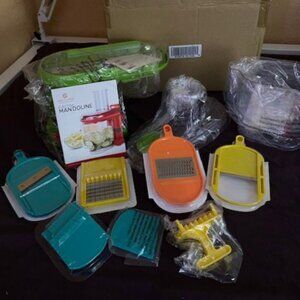 Cook's Essentials Electric Mandoline & Food Slicer with multiple Blades. NIB